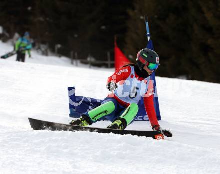 Snowboard. FIS Parallel RTL. Jemima Juritz (AUT). SimonhÃ¶he, am 17.2.2018.
Foto: Kuess
---
pressefotos, pressefotografie, kuess, qs, qspictures, sport, bild, bilder, bilddatenbank
