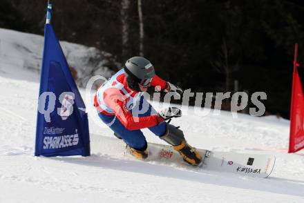 Snowboard. FIS Parallel RTL. Lukas Schneeberger (AUT). SimonhÃ¶he, am 17.2.2018.
Foto: Kuess
---
pressefotos, pressefotografie, kuess, qs, qspictures, sport, bild, bilder, bilddatenbank