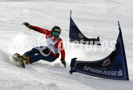 Snowboard. FIS Parallel RTL. Johann Stefaner (AUT). SimonhÃ¶he, am 17.2.2018.
Foto: Kuess
---
pressefotos, pressefotografie, kuess, qs, qspictures, sport, bild, bilder, bilddatenbank
