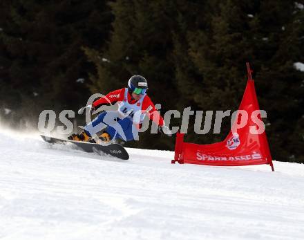 Snowboard. FIS Parallel RTL. Johann Stefaner (AUT). SimonhÃ¶he, am 17.2.2018.
Foto: Kuess
---
pressefotos, pressefotografie, kuess, qs, qspictures, sport, bild, bilder, bilddatenbank