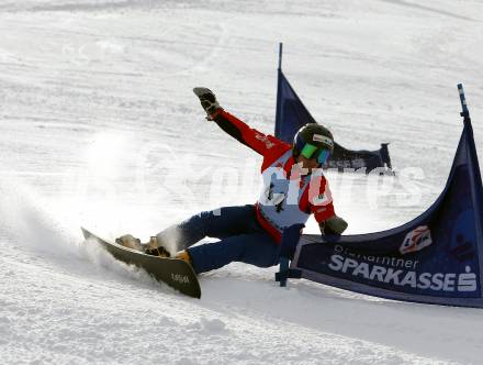Snowboard. FIS Parallel RTL. Johann Stefaner (AUT). SimonhÃ¶he, am 17.2.2018.
Foto: Kuess
---
pressefotos, pressefotografie, kuess, qs, qspictures, sport, bild, bilder, bilddatenbank