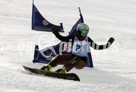 Snowboard. FIS Parallel RTL. Laura Marie Hobel (AUT). SimonhÃ¶he, am 17.2.2018.
Foto: Kuess
---
pressefotos, pressefotografie, kuess, qs, qspictures, sport, bild, bilder, bilddatenbank
