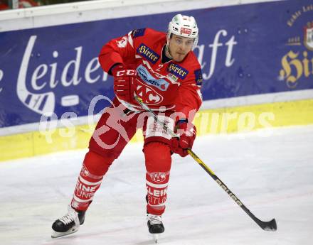 EBEL. Eishockey Bundesliga. KAC gegen 	KHL Medvescak Zagreb. Nickolas St. Pierre (KAC). Klagenfurt, am 21.2.2018.
Foto: Kuess

---
pressefotos, pressefotografie, kuess, qs, qspictures, sport, bild, bilder, bilddatenbank