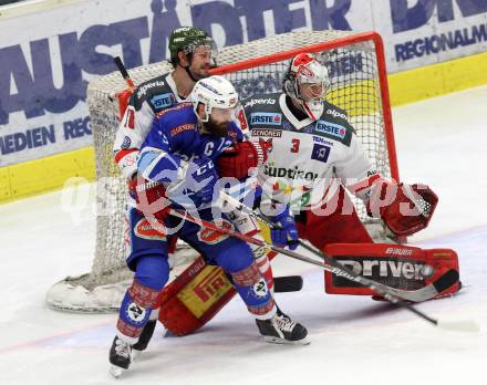 EBEL. Eishockey Bundesliga. EC VSV gegen HCB Suedtirol Alperia. Nikolas Petrik, (VSV), Tuokkola Pekka, Marchetti Stefano (Bozen). Villach, am 21.2.2018.
Foto: Kuess 


---
pressefotos, pressefotografie, kuess, qs, qspictures, sport, bild, bilder, bilddatenbank