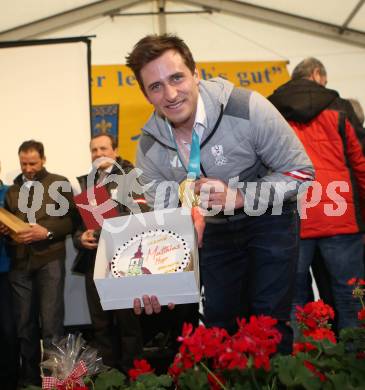 Schi Ski Alpin. Empfang Olympiasieger Matthias Mayer in Afritz. Matthias Mayer. Afritz, 24.2.2018.
Foto: Kuess
---
pressefotos, pressefotografie, kuess, qs, qspictures, sport, bild, bilder, bilddatenbank