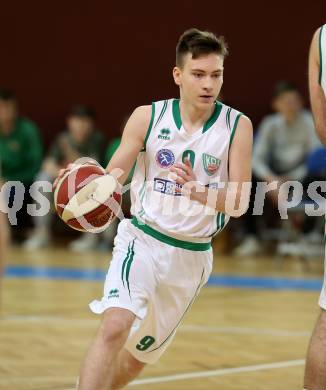 Basketball 2. Bundesliga. Grunddurchgang. 20. Runde. KOS Celovec gegen Basket2000 Vienna Warriors. Adrian Babic (KOS). Klagenfurt, am 24.2.2018.
Foto: Kuess
---
pressefotos, pressefotografie, kuess, qs, qspictures, sport, bild, bilder, bilddatenbank