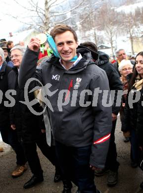 Schi Ski Alpin. Empfang Olympiasieger Matthias Mayer in Afritz. Matthias Mayer. Afritz, 24.2.2018.
Foto: Kuess
---
pressefotos, pressefotografie, kuess, qs, qspictures, sport, bild, bilder, bilddatenbank