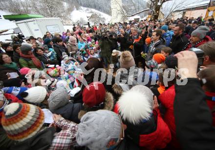 Schi Ski Alpin. Empfang Olympiasieger Matthias Mayer in Afritz. Matthias Mayer. Afritz, 24.2.2018.
Foto: Kuess
---
pressefotos, pressefotografie, kuess, qs, qspictures, sport, bild, bilder, bilddatenbank