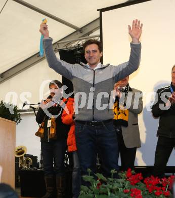 Schi Ski Alpin. Empfang Olympiasieger Matthias Mayer in Afritz. Matthias Mayer. Afritz, 24.2.2018.
Foto: Kuess
---
pressefotos, pressefotografie, kuess, qs, qspictures, sport, bild, bilder, bilddatenbank