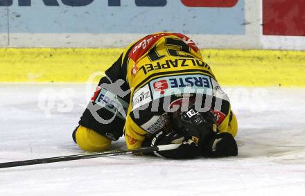 EBEL. Eishockey Bundesliga. KAC gegen 	Vienna Capitals. Riley Holzapfel  (Vienna Capitals). Klagenfurt, am 28.2.2018.
Foto: Kuess

---
pressefotos, pressefotografie, kuess, qs, qspictures, sport, bild, bilder, bilddatenbank