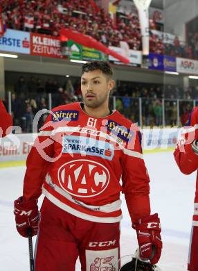 EBEL. Eishockey Bundesliga. KAC gegen 	Vienna Capitals. Andrew Jacob Kozek (KAC). Klagenfurt, am 28.2.2018.
Foto: Kuess

---
pressefotos, pressefotografie, kuess, qs, qspictures, sport, bild, bilder, bilddatenbank