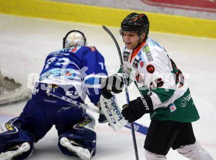 EBEL. Eishockey Bundesliga. EC VSV gegen Moser Medical Graz99ers. Torjubel Mario Lamoureux  (Graz). Villach, am 2.3.2018.
Foto: Kuess 


---
pressefotos, pressefotografie, kuess, qs, qspictures, sport, bild, bilder, bilddatenbank