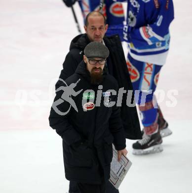 EBEL. Eishockey Bundesliga. EC VSV gegen Moser Medical Graz99ers. Trainer Markus Peintner, Co-Trainer Hans Winkler (VSV). Villach, am 2.3.2018.
Foto: Kuess 


---
pressefotos, pressefotografie, kuess, qs, qspictures, sport, bild, bilder, bilddatenbank