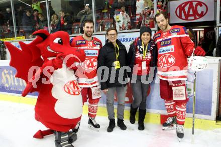 EBEL. Eishockey Bundesliga. KAC gegen 	EHC Liwest Black Wings Linz. Martin Schumnig, Thomas Hundertpfund (KAC). Klagenfurt, am 2.3.2018.
Foto: Kuess

---
pressefotos, pressefotografie, kuess, qs, qspictures, sport, bild, bilder, bilddatenbank