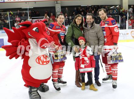 EBEL. Eishockey Bundesliga. KAC gegen 	EHC Liwest Black Wings Linz. Patrick Harand, Thomas Hundertpfund (KAC). Klagenfurt, am 2.3.2018.
Foto: Kuess

---
pressefotos, pressefotografie, kuess, qs, qspictures, sport, bild, bilder, bilddatenbank