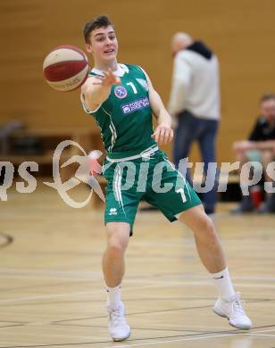 Basketball 2. Bundesliga. Grunddurchgang. 21. Runde. Villach Raiders gegen KOS Celovec. Jan Razdevsek (KOS). Villach, am 4.3.2018.
Foto: Kuess

---
pressefotos, pressefotografie, kuess, qs, qspictures, sport, bild, bilder, bilddatenbank