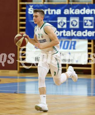 Basketball 2. Bundesliga. Grunddurchgang. 22. Runde. KOS Celovec gegen Mattersburg Rocks. Jan Razdevsek (KOS). Klagenfurt, am 11.3.2018.
Foto: Kuess
---
pressefotos, pressefotografie, kuess, qs, qspictures, sport, bild, bilder, bilddatenbank
