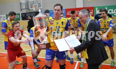 Volleyball. MEVZA. Final Four. Finale. SK Posojilnica Aich/Dob gegen Calcit Volley Kamnik. Nejc Pusnik (Aich/Dob). Bleiburg, am 10.3.2018.
Foto: Kuess
---
pressefotos, pressefotografie, kuess, qs, qspictures, sport, bild, bilder, bilddatenbank