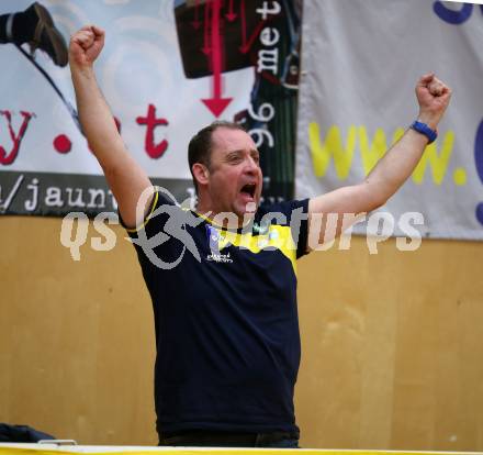 Volleyball. MEVZA. Final Four. Finale. SK Posojilnica Aich/Dob gegen Calcit Volley Kamnik. Jubel Martin Micheu (Aich/Dob). Bleiburg, am 10.3.2018.
Foto: Kuess
---
pressefotos, pressefotografie, kuess, qs, qspictures, sport, bild, bilder, bilddatenbank