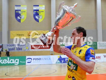 Volleyball. MEVZA. Final Four. Finale. SK Posojilnica Aich/Dob gegen Calcit Volley Kamnik. Nejc Pusnik (Aich/Dob). Bleiburg, am 10.3.2018.
Foto: Kuess
---
pressefotos, pressefotografie, kuess, qs, qspictures, sport, bild, bilder, bilddatenbank