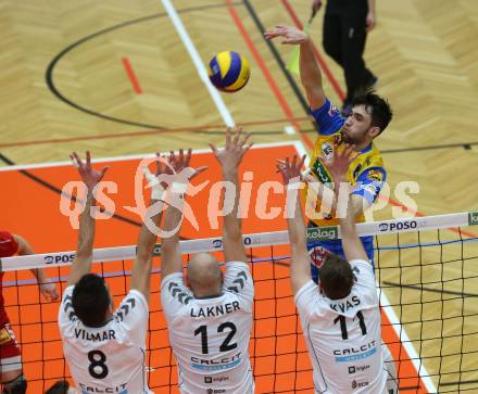 Volleyball. MEVZA. Final Four. Finale. SK Posojilnica Aich/Dob gegen Calcit Volley Kamnik. Lukasz Wiese (Aich/Dob). Bleiburg, am 10.3.2018.
Foto: Kuess
---
pressefotos, pressefotografie, kuess, qs, qspictures, sport, bild, bilder, bilddatenbank