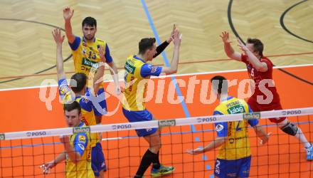 Volleyball. MEVZA. Final Four. Finale. SK Posojilnica Aich/Dob gegen Calcit Volley Kamnik. Jubel (Aich/Dob). Bleiburg, am 10.3.2018.
Foto: Kuess
---
pressefotos, pressefotografie, kuess, qs, qspictures, sport, bild, bilder, bilddatenbank