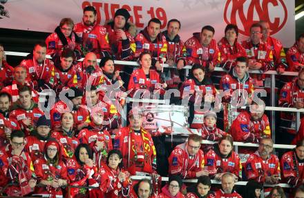 EBEL. Eishockey Bundesliga. KAC gegen 	HCB Suedtirol Alperia. Fans (KAC). Klagenfurt, am 18.3.2018.
Foto: Kuess

---
pressefotos, pressefotografie, kuess, qs, qspictures, sport, bild, bilder, bilddatenbank