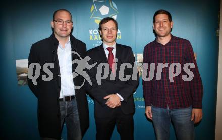 Fussball. Besuch des UEFA Praesidenten Aleksander Ceferin beim SAK.   Marko Oraze, Thomas Hollerer, Marko Loibnegger. Klagenfurt, am 23.3.2018.
Foto: Kuess
---
pressefotos, pressefotografie, kuess, qs, qspictures, sport, bild, bilder, bilddatenbank