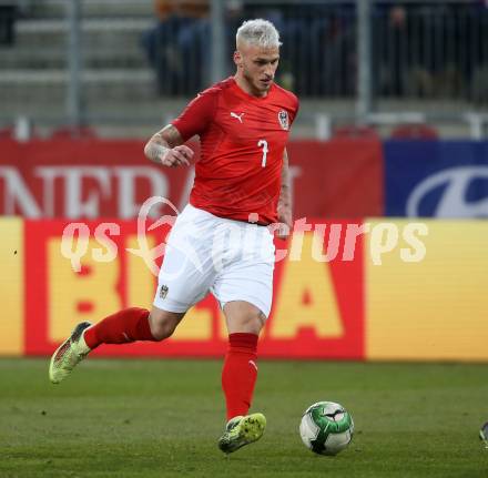 Fussball Laenderspiel. Oesterreich gegen Slowenien.Come together. Sport baut Bruecken.  Marko Arnautovic (Oesterreich). Klagenfurt, am 23.3.2018.
Foto: Kuess

---
pressefotos, pressefotografie, kuess, qs, qspictures, sport, bild, bilder, bilddatenbank