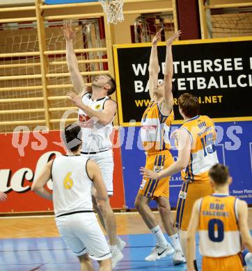 Basketball 2. Bundesliga. Playdown. 2. Runde. Woerthersee Piraten gegen BBU Salzburg.  Maximilian Kunovjanek (Piraten), Dusan Oluic (Salzburg). Klagenfurt, am 24.3.2018.
Foto: Kuess
---
pressefotos, pressefotografie, kuess, qs, qspictures, sport, bild, bilder, bilddatenbank