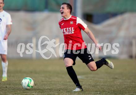 Fussball Kaerntner Liga. SAK gegen Spittal. Mario Mihajlovic (Spittal). Klagenfurt, am 23.3.2018.
Foto: Kuess
---
pressefotos, pressefotografie, kuess, qs, qspictures, sport, bild, bilder, bilddatenbank