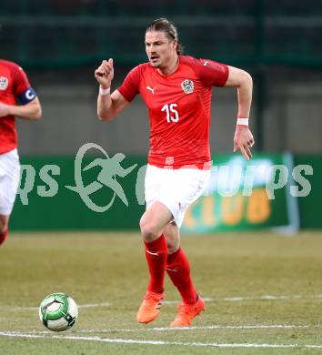 Fussball Laenderspiel. Oesterreich gegen Slowenien.Come together. Sport baut Bruecken.  Sebastian Proedl (Oesterreich). Klagenfurt, am 23.3.2018.
Foto: Kuess

---
pressefotos, pressefotografie, kuess, qs, qspictures, sport, bild, bilder, bilddatenbank