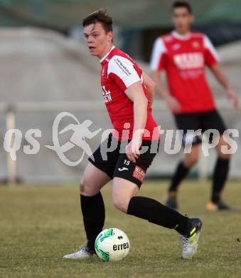 Fussball Kaerntner Liga. SAK gegen Spittal.  Florian Pingist (Spittal). Klagenfurt, am 23.3.2018.
Foto: Kuess
---
pressefotos, pressefotografie, kuess, qs, qspictures, sport, bild, bilder, bilddatenbank
