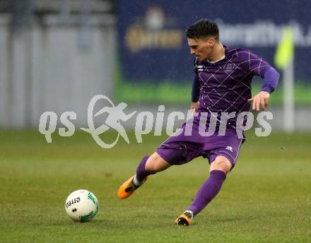 Fussball. Regionalliga. SK Austria Klagenfurt gegen Union Raiffeisen Gurten. Tadej Zagar-Knez (SK Austria Klagenfurt). Klagenfurt, 31.3.2018.
Foto: Kuess
---
pressefotos, pressefotografie, kuess, qs, qspictures, sport, bild, bilder, bilddatenbank