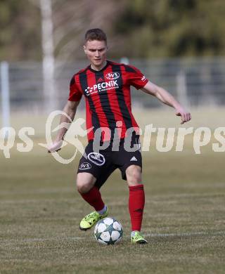 Fussball. Kaerntner Liga. Kraig gegen St. Jakob/Ros.. Adis Osmanagic  (St. Jakob). Kraig, 31.3.2018.
Foto: Kuess
---
pressefotos, pressefotografie, kuess, qs, qspictures, sport, bild, bilder, bilddatenbank