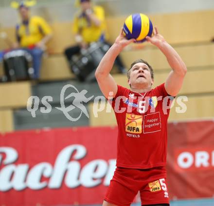 DenizBank AG Volley League Men. Volleyball. SK Posojilnica Aich/Dob gegen SG Union Raiffeisen Waldviertel. Manuel Steiner (Aich/Dob). Bleiburg, am 4.4.2018.
Foto: Kuess
---
pressefotos, pressefotografie, kuess, qs, qspictures, sport, bild, bilder, bilddatenbank