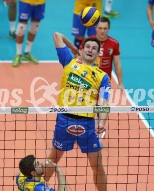 DenizBank AG Volley League Men. Volleyball. SK Posojilnica Aich/Dob gegen SG Union Raiffeisen Waldviertel. Michal Hruska (Aich/Dob). Bleiburg, am 4.4.2018.
Foto: Kuess
---
pressefotos, pressefotografie, kuess, qs, qspictures, sport, bild, bilder, bilddatenbank