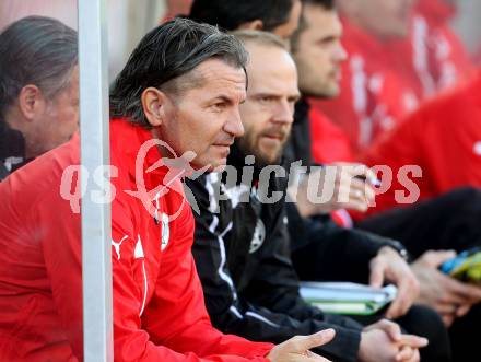 Fussball tipico Bundesliga. RZ Pellets WAC gegen Mattersburg.  Trainer Gerald Baumgartner (Mattersburg). Wolfsberg, am 7.4.2018.
Foto: Kuess

---
pressefotos, pressefotografie, kuess, qs, qspictures, sport, bild, bilder, bilddatenbank