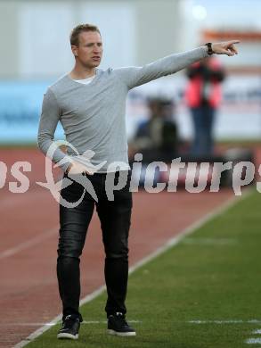 Fussball tipico Bundesliga. RZ Pellets WAC gegen Mattersburg.  Trainer Robert Ibertsberger (WAC). Wolfsberg, am 7.4.2018.
Foto: Kuess

---
pressefotos, pressefotografie, kuess, qs, qspictures, sport, bild, bilder, bilddatenbank