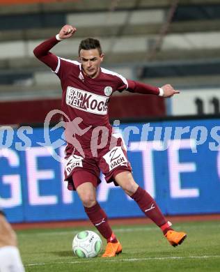 Fussball tipico Bundesliga. RZ Pellets WAC gegen Mattersburg.  Smail Prevljak (Mattersburg). Wolfsberg, am 7.4.2018.
Foto: Kuess

---
pressefotos, pressefotografie, kuess, qs, qspictures, sport, bild, bilder, bilddatenbank