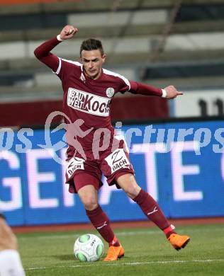 Fussball tipico Bundesliga. RZ Pellets WAC gegen Mattersburg.  Smail Prevljak (Mattersburg). Wolfsberg, am 7.4.2018.
Foto: Kuess

---
pressefotos, pressefotografie, kuess, qs, qspictures, sport, bild, bilder, bilddatenbank