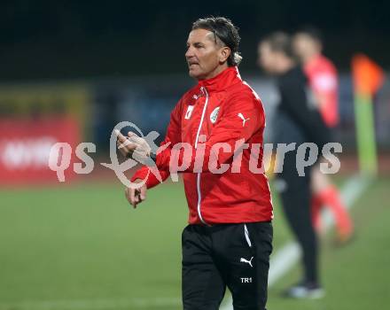 Fussball tipico Bundesliga. RZ Pellets WAC gegen Mattersburg.  Trainer Gerald Baumgartner (Mattersburg). Wolfsberg, am 7.4.2018.
Foto: Kuess

---
pressefotos, pressefotografie, kuess, qs, qspictures, sport, bild, bilder, bilddatenbank