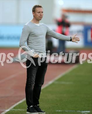 Fussball tipico Bundesliga. RZ Pellets WAC gegen Mattersburg.  Trainer Robert Ibertsberger (WAC). Wolfsberg, am 7.4.2018.
Foto: Kuess

---
pressefotos, pressefotografie, kuess, qs, qspictures, sport, bild, bilder, bilddatenbank