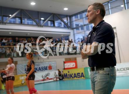 Volleyball. Bundesliga Frauen. Finale. SG Kelag Klagenfurt gegen UVC Holding Graz. Trainer Helmut Voggenberger (Klagenfurt). Klagenfurt, am 8.4.2018.
Foto: Kuess
---
pressefotos, pressefotografie, kuess, qs, qspictures, sport, bild, bilder, bilddatenbank