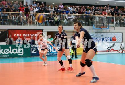 Volleyball. Bundesliga Frauen. Volley League Women. SG Kelag Klagenfurt gegen UVC Holding Graz.  Tatjana Rajic (Klagenfurt). Klagenfurt, am 14.4.2018.
Foto: Kuess
---
pressefotos, pressefotografie, kuess, qs, qspictures, sport, bild, bilder, bilddatenbank