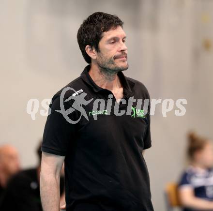 Volleyball. Bundesliga Frauen. Volley League Women. SG Kelag Klagenfurt gegen UVC Holding Graz.  Trainer Dusan Jesenko (Graz). Klagenfurt, am 14.4.2018.
Foto: Kuess
---
pressefotos, pressefotografie, kuess, qs, qspictures, sport, bild, bilder, bilddatenbank