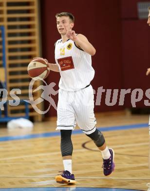 Basketball 2. Bundesliga. Playdown. 4. Runde. Woerthersee Piraten gegen Basket2000 Vienna Warriors. Elvic Keric (Piraten). Klagenfurt, am 14.4.2018.
Foto: Kuess
---
pressefotos, pressefotografie, kuess, qs, qspictures, sport, bild, bilder, bilddatenbank