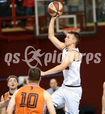 Basketball 2. Bundesliga. Playdown. 4. Runde. Woerthersee Piraten gegen Basket2000 Vienna Warriors. Elvis Keric (Piraten). Klagenfurt, am 14.4.2018.
Foto: Kuess
---
pressefotos, pressefotografie, kuess, qs, qspictures, sport, bild, bilder, bilddatenbank