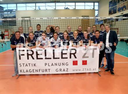 Volleyball. Bundesliga Frauen. Volley League Women. SG Kelag Klagenfurt gegen UVC Holding Graz. SG Kelag Klagenfurt. Klagenfurt, am 14.4.2018.
Foto: Kuess
---
pressefotos, pressefotografie, kuess, qs, qspictures, sport, bild, bilder, bilddatenbank