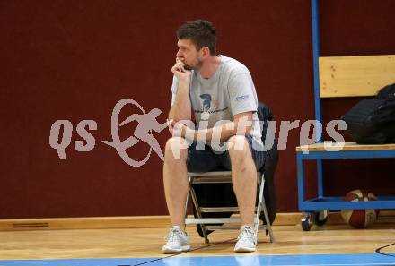 Basketball 2. Bundesliga. Playdown. 4. Runde. Woerthersee Piraten gegen Basket2000 Vienna Warriors. Trainer Marko Tomic (Basket2000 Vienna Warriors). Klagenfurt, am 14.4.2018.
Foto: Kuess
---
pressefotos, pressefotografie, kuess, qs, qspictures, sport, bild, bilder, bilddatenbank